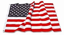 U.S. Nylon US Flag 3X5 ft - American Made - Embroidered Stars