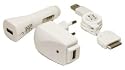 Original Trendline24 4 in 1 Lade und Hotsync Set (weiss) KFZ/HOME/DATEN für Apple iPhone / iPhone 3G / iPhone 3GS / iPod Touch