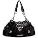 BLACK JACQUARD PURSE