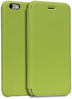 iPhone 6 Cases (4.7), Airpoo Slim-Fit Clean Designed Premium Leather Phone Case with Protective Shock Absorbent and Magnet Function Flip Cover for Apple iPhone 6 (Green iPhone 6 4.7)