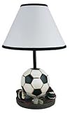 Soccer Ball Feature w/ Soccer Shoes Table Lamp