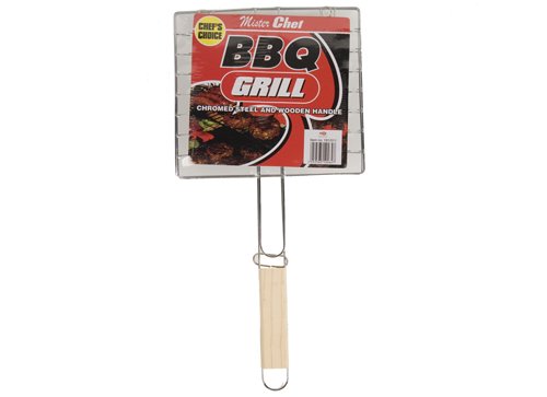 PMS Grill pour barbecue Chrome Acier