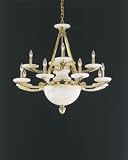 Nulco Lighting 5286-32 Millennia Whitewashed Gold Antique Chandelier Whitewashed Gold Antique