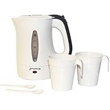 GForce GF-P1549-1042 Dual Voltage Electric Kettle Travel Set 0.5 Liter Fast Boil Water Kettle