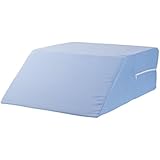 DMI Ortho Bed Wedge Supportive Foam Leg Rest Cushion Pillow for Elevating Legs, Improving Circulation and Reducing Back Pain, Blue