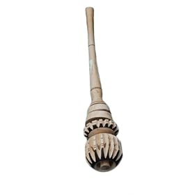 Hand Carved Wooden Molinillo Whisk - Traditional Hot Chocolate Whisk from Mexico