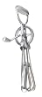 Professional Rotary Egg Beater Stainless Steel *Lasting Quality*