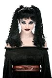 Crimped Ponytail Wig (black) Adult Halloween Costume Accessory (B768)