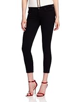 Hot Sale AG Adriano Goldschmied Women's Stilt Crop Skinny Jean, Super Black, 28