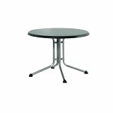 Kettler Tisch 100 cm champagner/mocca Alu Klapptisch champagner/mocca