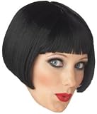 Black Flirty Flapper Wig