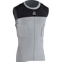 McDavid Hexpad Hexmesh Sleeveless 3 Pad Compression Body Shirt, Grey/Black, Medium