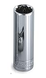 SK Hand Tool 44906 12 Point 1/4-Inch Drive Deep Socket, 3/16-Inch, Chrome [並行輸入品]