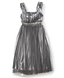 BCX Girls Sheer Overlay Dress