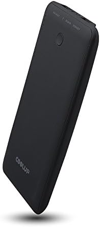 CoolUp 10000mAh Portable Charger External Battery Power Bank with 2-Port 3A for iPhone 6 Plus 5S 5C 5 4S, iPad Air, Mini, Samsung Galaxy S6 S5 S4 Note, Nexus, HTC One etcs and tablets (Black)