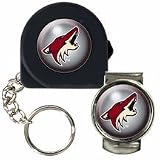 NHL Phoenix Coyotes 6' Tape Measure, Key Chain & Money Clip Set