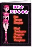 Hen Night Party Invitation Girls Card