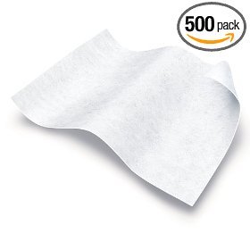 Medline Disposable Washcloths - Ultra-Soft Dry Cleansing Wipes, 10