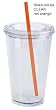 Clear Earth Cup Insulated Tumbler - 16 oz.