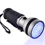 Details zu "Alu 41 LED UV Licht Sport Taschenlampe Lampe Leuchte Camping Ausflug Silber"