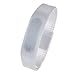 Padgene LED Wrist Watch - Silicone Rubber Gel Jelly Unisex Bracelet, Digital Band, White