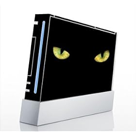 Black Cat Skin for Nintendo Wii Console