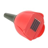 YKS Outdoor Yard Garden/Pathway lawn Solar Power LED Tulip Landscape Flower Lamp Lights(red)