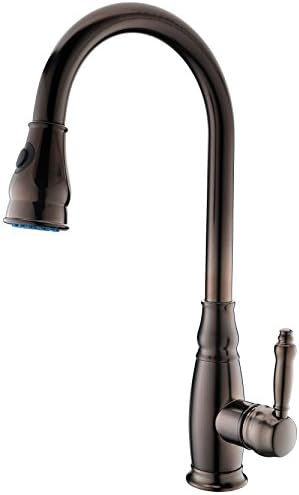 Klabb KF 8005-ORB Single Handle Pull-Down Kitchen Faucet with Magnetic Docking,