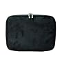 CaseCrown Double Memory Foam Netbook Pouch (Black Faux Suede) for Samsung N120 10.1-Inch Netbook