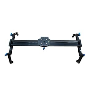 koolertron Mini Protable 60cm Camera Track Dolly Slider Shooting Rail Video Stabilization System For Professional camcorders, SLR cameras, DSLR and DV Canon 550D 500D 600D 1100D 60D 50D 40D 5D 5DII 5DIII Niko