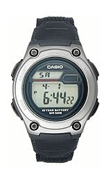 Casio Mens W211B-1AV Digital Strap Watch
