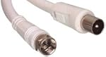 Cordon Fiche F vers fiche coaxiale m�le
