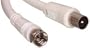 Cordon Fiche F vers fiche coaxiale m�le