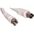 F Connector to Coax Lead 3m White