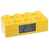 LEGO Unisex 9002144 Yellow Plastic Alarm Brick Clock