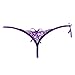 Chinatera Women's Naughty Sexy Lingerie Womens Lace T-Back T-String G-string Thong Panty Briefs Knickers Underwear (Purple)