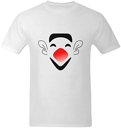 Moodoun Men's Cartoon Clown Face T-Shirt US Size XL