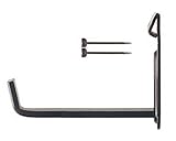 B.S壁用額受金具　 70mm 黒 2個入 2330-A fukui