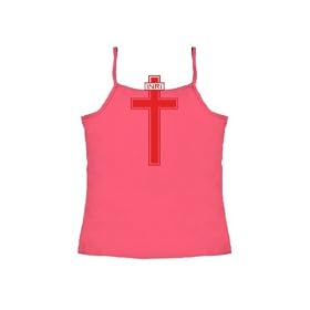 Thorns and Cross - Spaghetti Tank T-Shirt