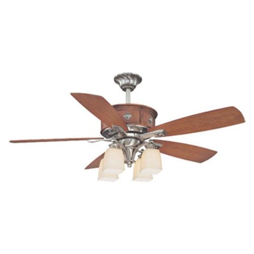 Designers Fountain 52SH4L5-PW Pewter/Walnut Blades Beaverton Fan On Sale