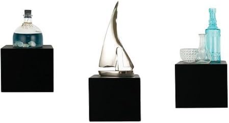 Pinnacle Frame 3-Piece Block Party Wall Decor, Black