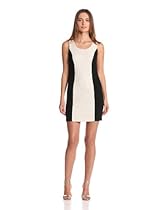 Hot Sale Kensie Women's Ponte Dress, Birch Combo, Small