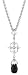 Laura Alexander Love & Light Drop Pendant With Black Onyx, Pendant