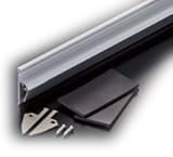 e-kanamono ポスターレールSタイプ HPO-S 長さ900mm アルマイトシルバー