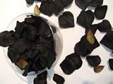 Black Silk Rose Petals - Christmas, Wedding Flowers, Confetti Kitchen & Housewares