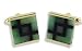 Cufflinks - Stone, Jade and Onyx Center