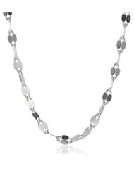 Sterling Silver Flat Curb Link Necklace