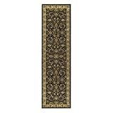 Safavieh Lyndhurst Collection LNH219A Black and Ivory Area Runner, 2-Feet 3-Inch by 20-Feet