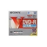 ソニー DVD-R ディスク 録画用 120分8倍速対応10枚入り 5ミリケース地上波デジタル対応 10DMR12HPCP/10DMR12HPCP