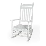 Whitewood R-93015 Porch Rocker - Solid Wood White